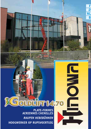 Nacele cu braț articulat pe șenile Hinowa GL 14.70