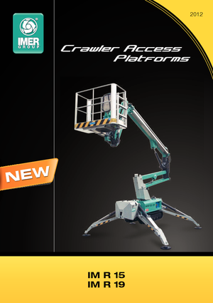 Nacele cu braț articulat pe șenile Imer IM R 15