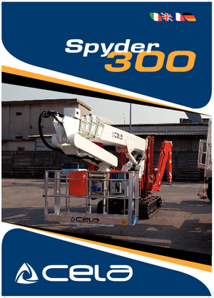 Nacele telescopice pe șenile CELA Spyder 300