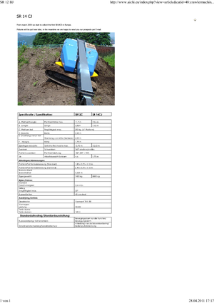 Nacele telescopice pe șenile Aichi SR12BJ