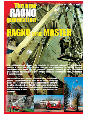 Nacele telescopice pe șenile Palazzani TSJ 39