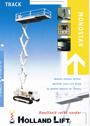 Platforme de ridicare de tip foarfecă pe șenile Holland-Lift Q-135 DL 24 TR
