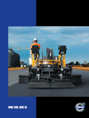 Finisoare de asfalt pe șenile Volvo 10' Wedge-Lock 