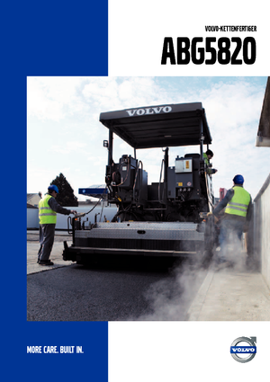 Finisoare de asfalt pe șenile Volvo ABG5820