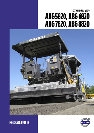 Finisoare de asfalt pe șenile Volvo ABG5820