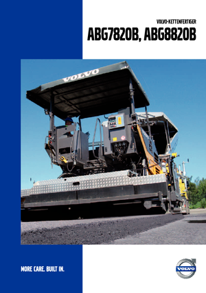 Finisoare de asfalt pe șenile Volvo ABG7820