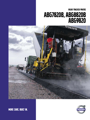 Finisoare de asfalt pe șenile Volvo ABG7820