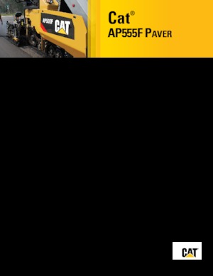 Finisoare de asfalt pe șenile Caterpillar AP555F