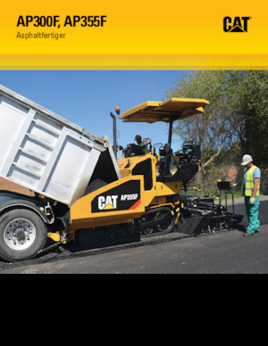 Finisoare de asfalt pe șenile Caterpillar AP355F
