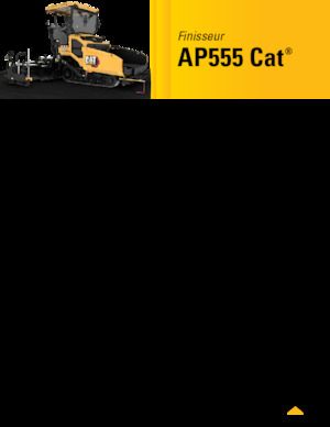 Finisoare de asfalt pe șenile Caterpillar AP555