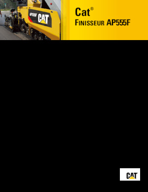 Finisoare de asfalt pe șenile Caterpillar AP555F