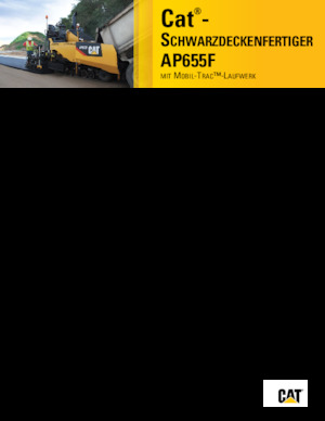 Finisoare de asfalt pe șenile Caterpillar AP655F