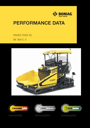 Finisoare de asfalt pe șenile Bomag BF 300 C 2 S 340-2