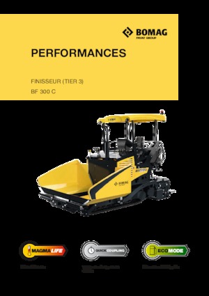 Finisoare de asfalt pe șenile Bomag BF 300 C-S 340-2