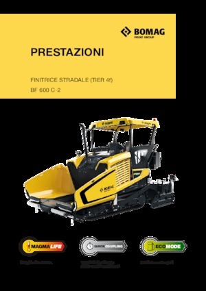 Finisoare de asfalt pe șenile Bomag BF 600 C 2 S 600