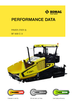 Finisoare de asfalt pe șenile Bomag BF 600 C 3 S 600