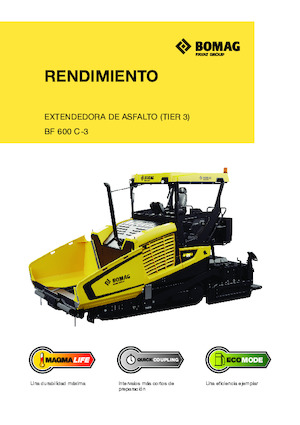 Finisoare de asfalt pe șenile Bomag BF 600 C 3 S 500