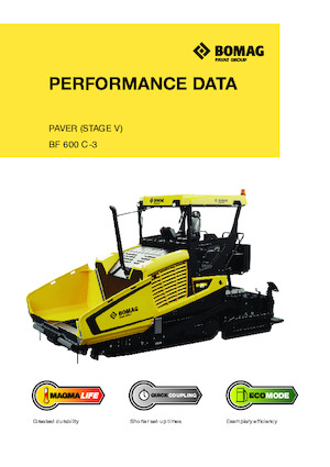 Finisoare de asfalt pe șenile Bomag BF 600 C 3 S 600