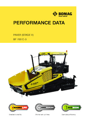 Finisoare de asfalt pe șenile Bomag BF 700 C 3 S 500