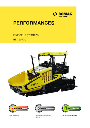 Finisoare de asfalt pe șenile Bomag BF 700 C 3 S 500