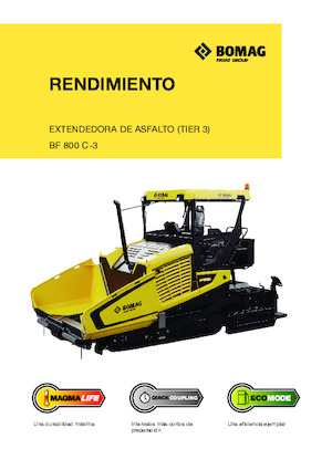 Finisoare de asfalt pe șenile Bomag BF 800 C 3 S 500