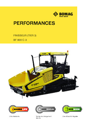 Finisoare de asfalt pe șenile Bomag BF 800 C 3 S 600