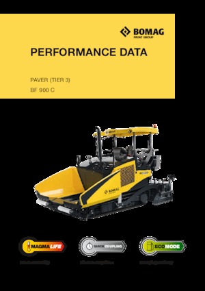 Finisoare de asfalt pe șenile Bomag BF 900 C S 600