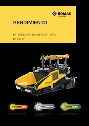 Finisoare de asfalt pe șenile Bomag BF 900 C S 600