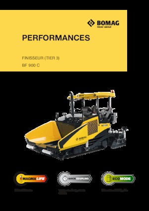 Finisoare de asfalt pe șenile Bomag BF 900 C S 600