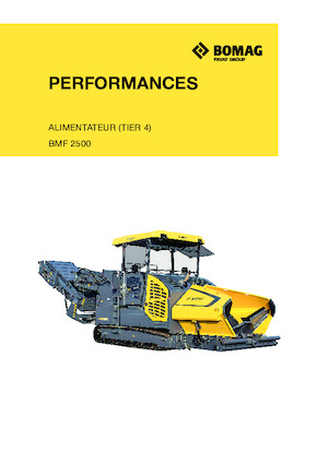 Finisoare de asfalt pe șenile Bomag BMF 2500 S