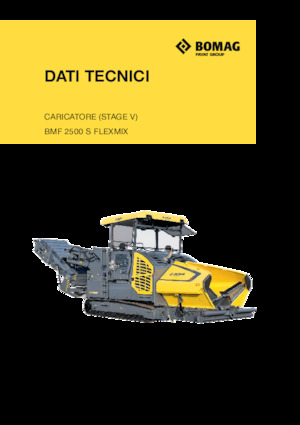 Finisoare de asfalt pe șenile Bomag BMF 2500 S FLEXMIX