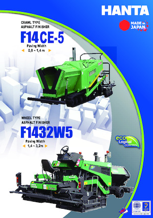Finisoare de asfalt pe șenile Hanta F 14 CE-5