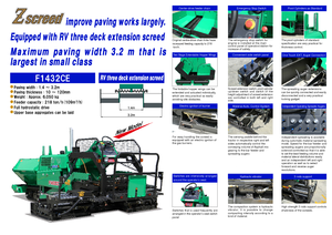 Finisoare de asfalt pe șenile Hanta F 1432 CE