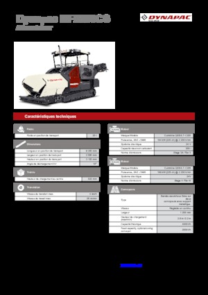 Finisoare de asfalt pe șenile Dynapac MF2500CS