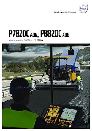 Finisoare de asfalt pe șenile Volvo P8820C ABG
