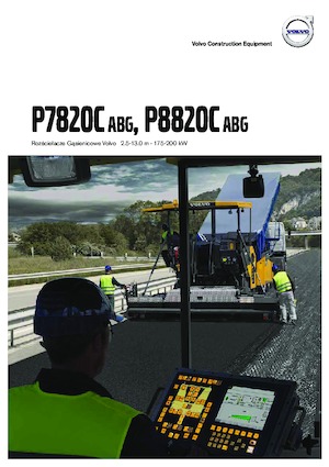 Finisoare de asfalt pe șenile Volvo P8820C ABG