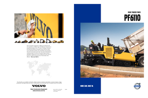 Finisoare de asfalt pe șenile Volvo PF 6110