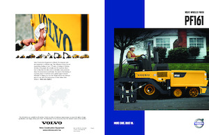 Finisoare de asfalt pe șenile Volvo PF161