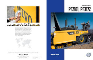 Finisoare de asfalt pe șenile Volvo PF2181