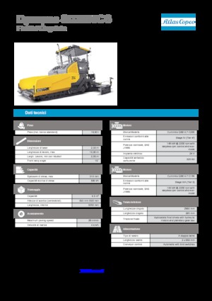 Finisoare de asfalt pe șenile Dynapac SD 2500 CS