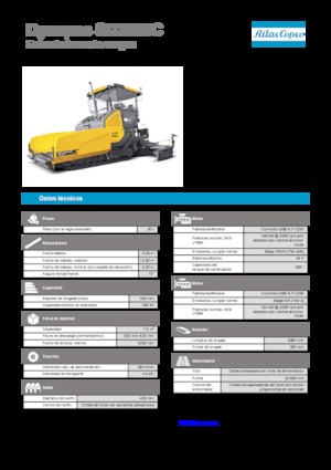 Finisoare de asfalt pe șenile Dynapac SD 2550 C