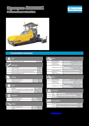 Finisoare de asfalt pe șenile Dynapac SD 2550 C