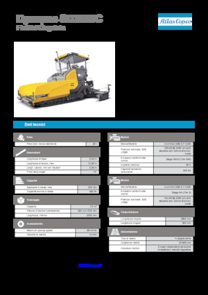 Finisoare de asfalt pe șenile Dynapac SD 2550 C