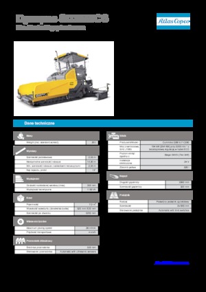 Finisoare de asfalt pe șenile Dynapac SD 2550 CS