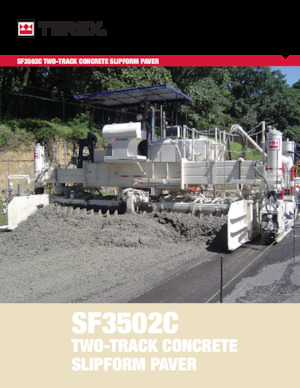 Finisoare de asfalt pe șenile Terex SF3502C