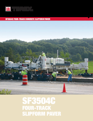 Finisoare de asfalt pe șenile Terex SF3504C
