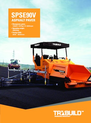 Finisoare de asfalt pe șenile TRXBUILD SPSE90V
