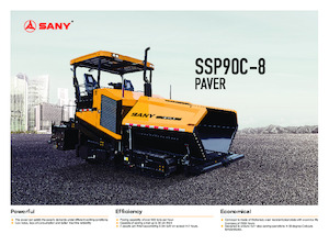 Finisoare de asfalt pe șenile Sany SSP90C-8 