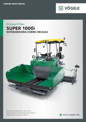 Finisoare de asfalt pe șenile Vögele Super 1000i