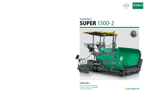 Finisoare de asfalt pe șenile Vögele Super 1300-2